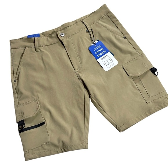 NWT Riot Empire Easy Motion Active Cargo Shorts, Size 36 - Picture 2 of 13